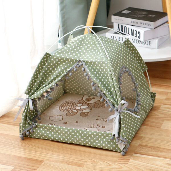 Cat Tent Cat Cat House Enclosed Pet Bed - Image 8