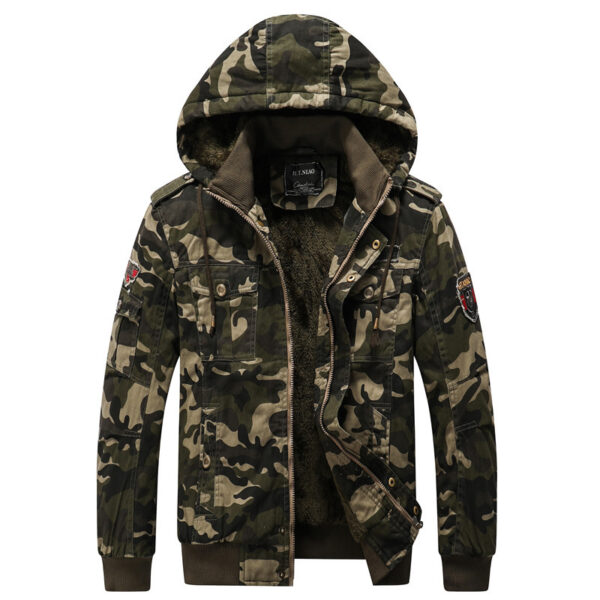 Casual Men's Jacket Camouflage Printed Outerwear - Image 5