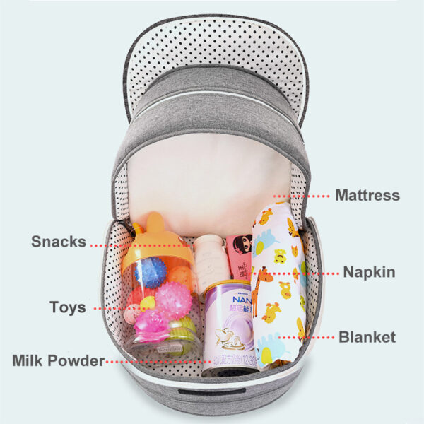 Portable Removable Folding Crib Baby Bed Mammy Bag - Image 3