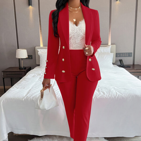 European And American Women's Clothing Small Suit Suit Dignified Sense Of Design - Image 7