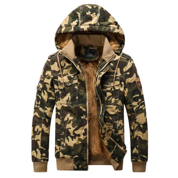 Casual Men's Jacket Camouflage Printed Outerwear - Image 4