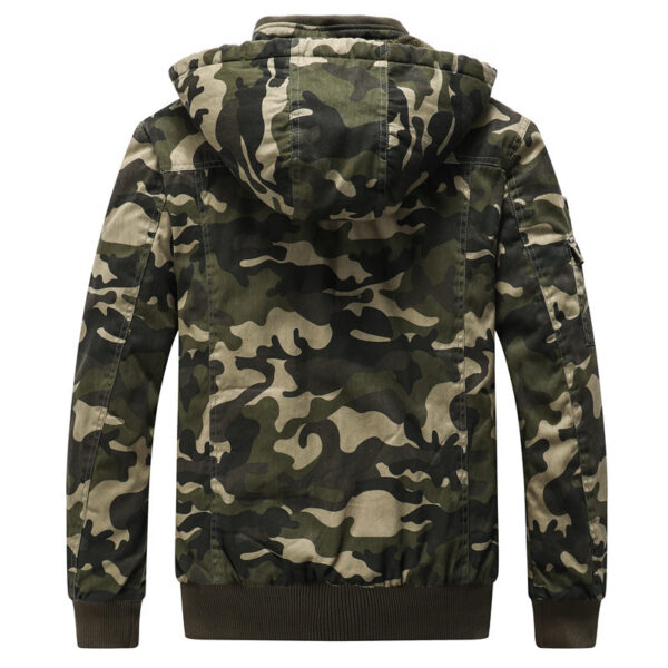 Casual Men's Jacket Camouflage Printed Outerwear - Image 6